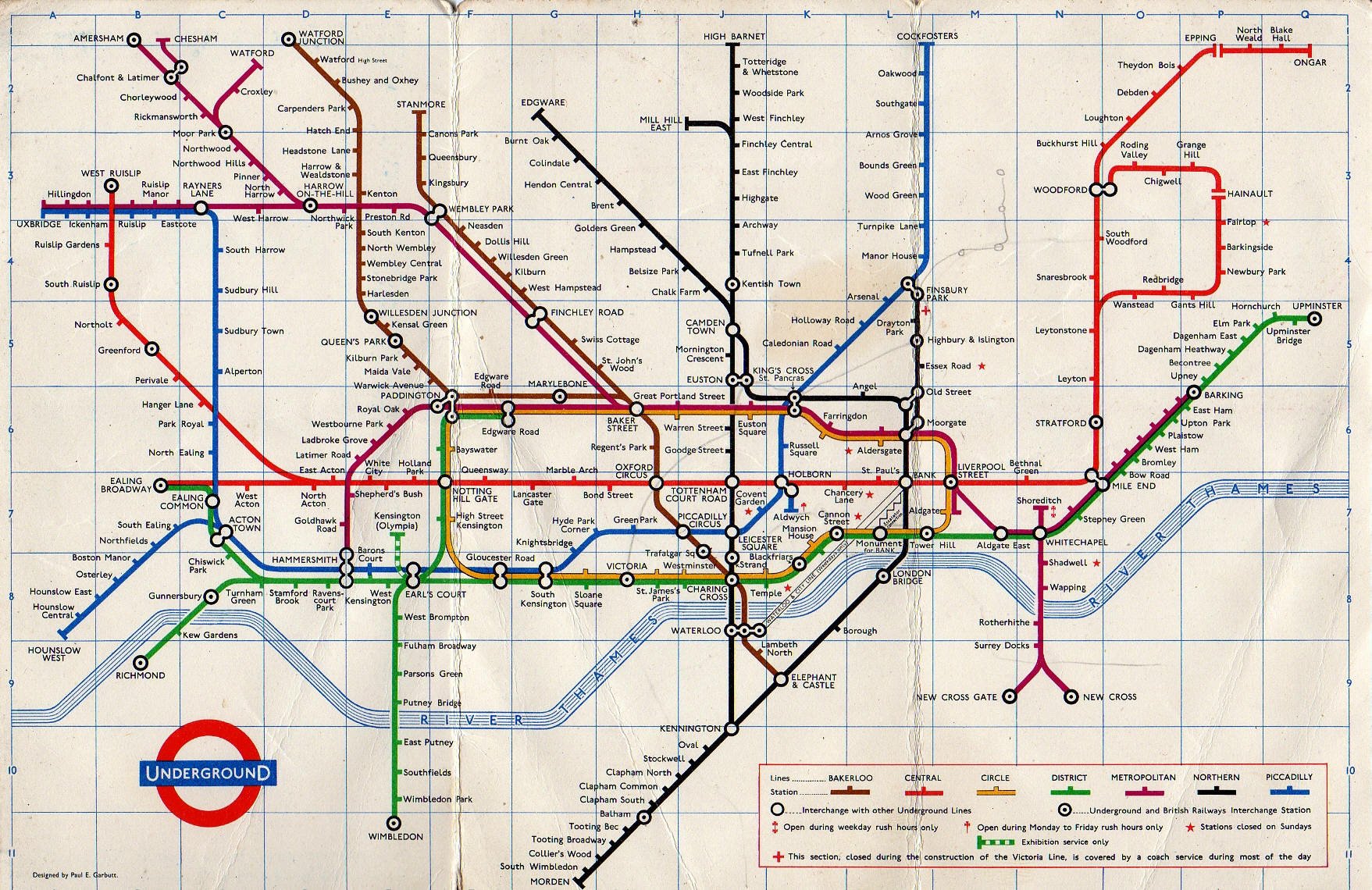 Subway Map Wallpaper