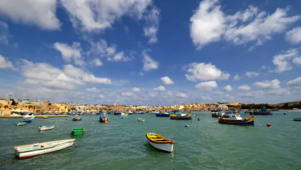 man made Marsaxlokk HD Desktop Wallpaper | Background Image
