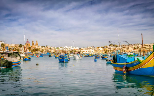 man made Marsaxlokk HD Desktop Wallpaper | Background Image