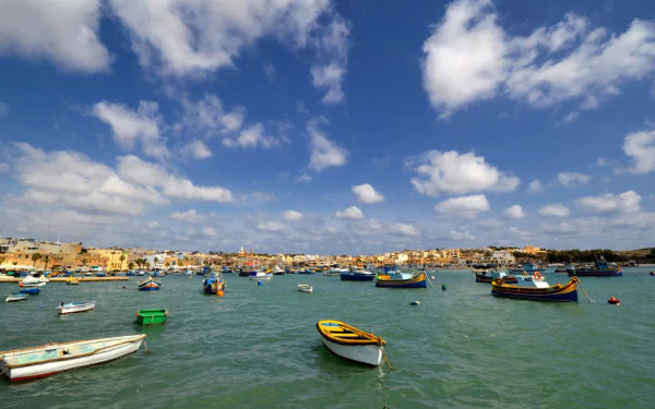 man made Marsaxlokk HD Desktop Wallpaper | Background Image