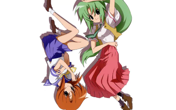 Rena Ryūgū Sonozaki Mion Anime Higurashi When They Cry HD Desktop Wallpaper | Background Image