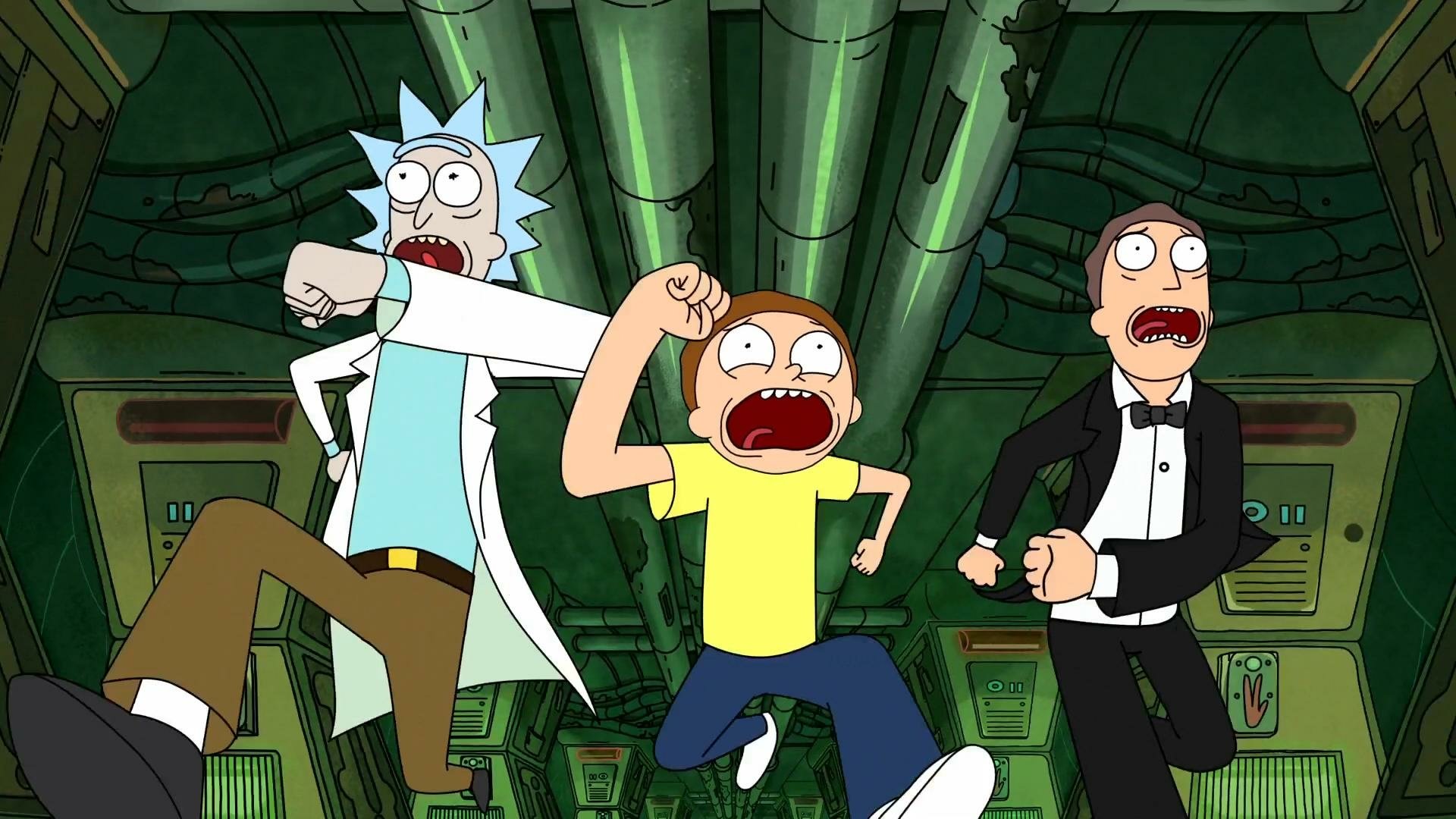 Download Jerry Smith Morty Smith Rick Sanchez TV Show Rick And Morty HD Wallpaper