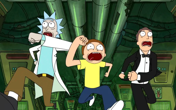 Jerry Smith Morty Smith Rick Sanchez TV Show Rick and Morty HD Desktop Wallpaper | Background Image