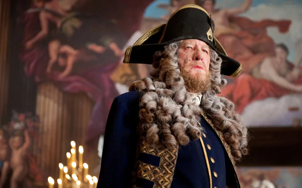 Geoffrey Rush Hector Barbossa movie Pirates of the Caribbean: On Stranger Tides HD Desktop Wallpaper | Background Image