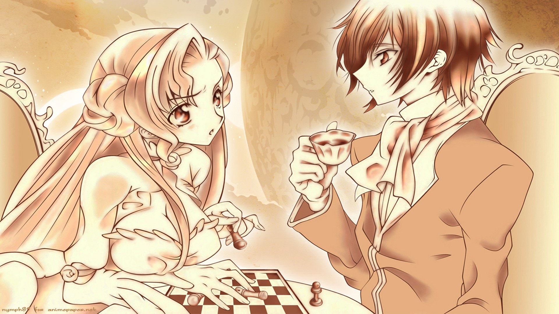 Download Lelouch Lamperouge Euphemia Li Britannia Anime Code Geass HD Wallpaper