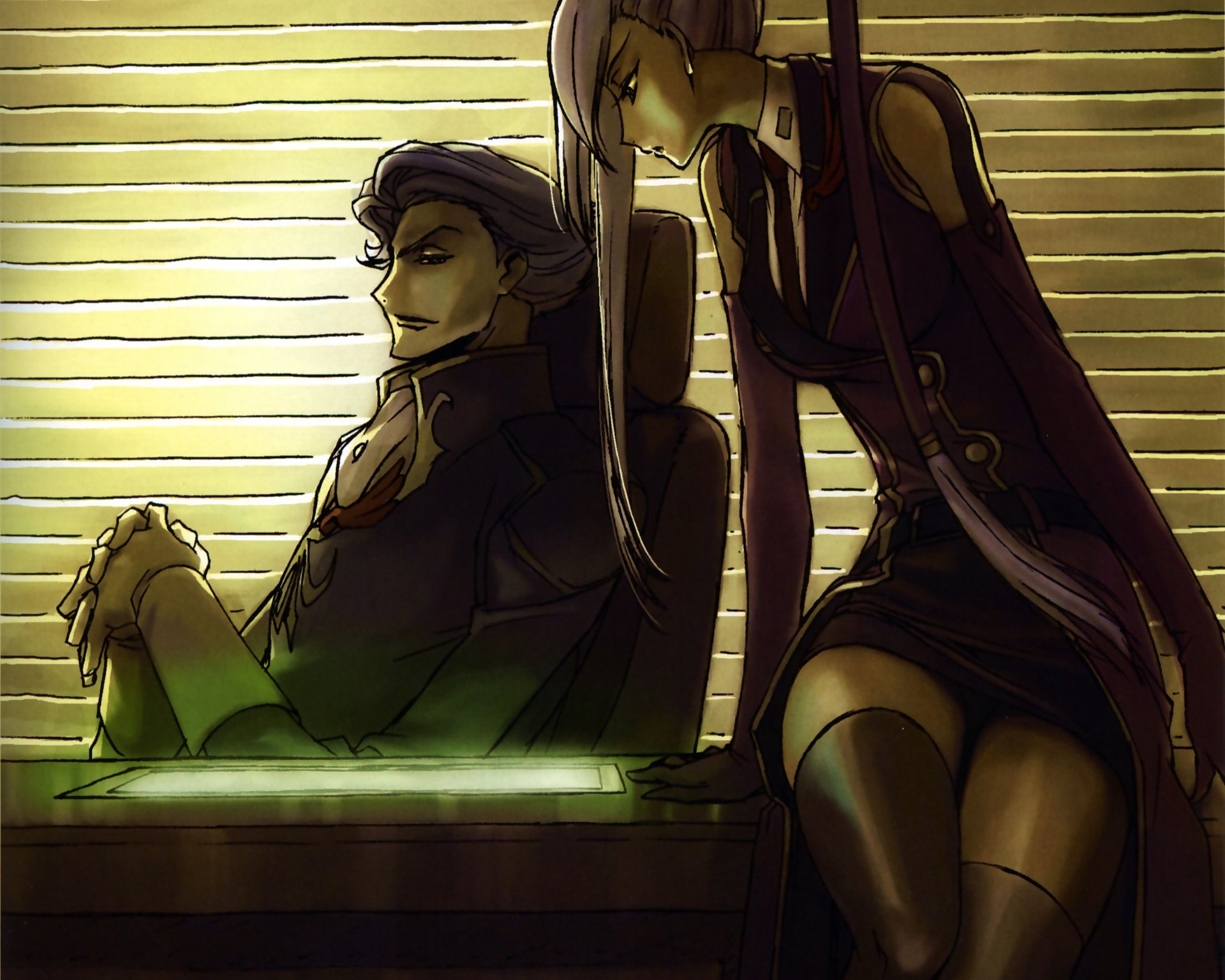 Download Villetta Nu Jeremiah Gottwald Anime Code Geass HD Wallpaper