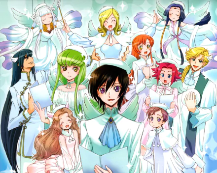 C.C. (Code Geass) Rolo Lamperouge Nunnally Lamperouge Jiang Lihua Gino Weinberg Suzaku Kururugi Kallen Kōzuki Anime Code Geass HD Desktop Wallpaper | Background Image