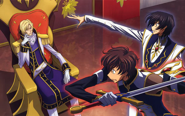 Schneizel El Britannia Lelouch Lamperouge Suzaku Kururugi Anime Code Geass HD Desktop Wallpaper | Background Image