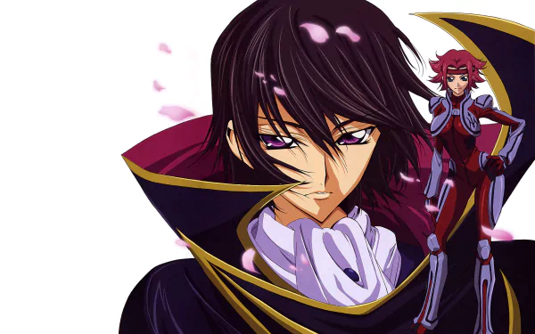 Lelouch Lamperouge Kallen Kōzuki Anime Code Geass HD Desktop Wallpaper | Background Image