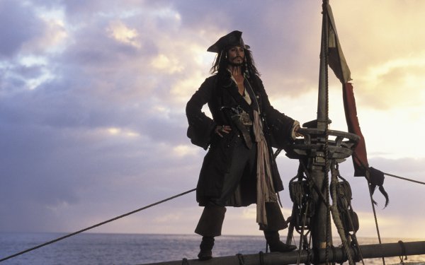 Movie Pirates Of The Caribbean: The Curse Of The Black Pearl Pirates Of The Caribbean Johnny Depp Jack Sparrow HD Wallpaper | Background Image