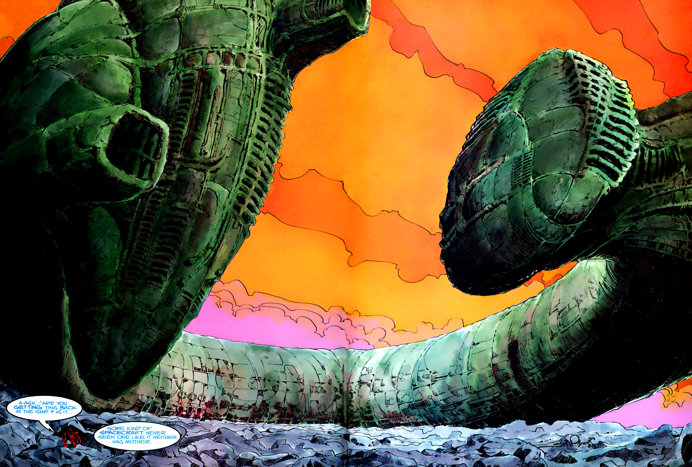 Comics Alien HD Wallpaper | Background Image