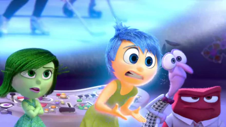 Anger (Inside Out) Fear (Inside Out) Joy (Inside Out) Disgust (Inside Out) movie Inside Out HD Desktop Wallpaper | Background Image