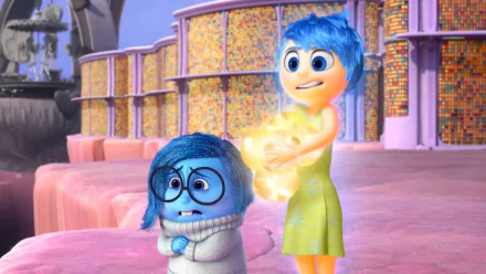 Joy (Inside Out) Sadness (Inside Out) movie Inside Out HD Desktop Wallpaper | Background Image