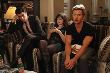 Schmidt (New Girl) Max Greenfield Jessica Day Zooey Deschanel TV Show New Girl HD Desktop Wallpaper | Background Image