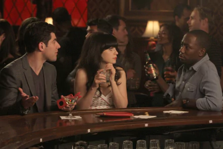Jessica Day Zooey Deschanel Schmidt (New Girl) Max Greenfield Winston Bishop Lamorne Morris TV Show New Girl HD Desktop Wallpaper | Background Image