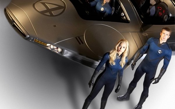 Movie Fantastic Four Marvel Comics Jessica Alba Chris Evans Ioan Gruffudd Invisible Woman Johnny Storm Reed Richards Susan Storm Human Torch Mister Fantastic HD Wallpaper | Background Image