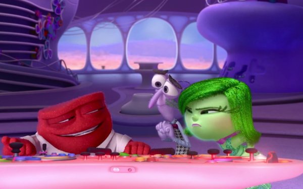 Movie Inside Out Anger Fear Disgust HD Wallpaper | Background Image