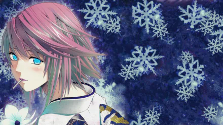 Mizore Shirayuki Anime Rosario + Vampire HD Desktop Wallpaper | Background Image