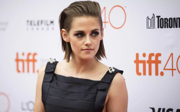 Kristen Stewart at the Toronto International Film Festival, captured in a high-resolution 4K Ultra HD desktop wallpaper and background.