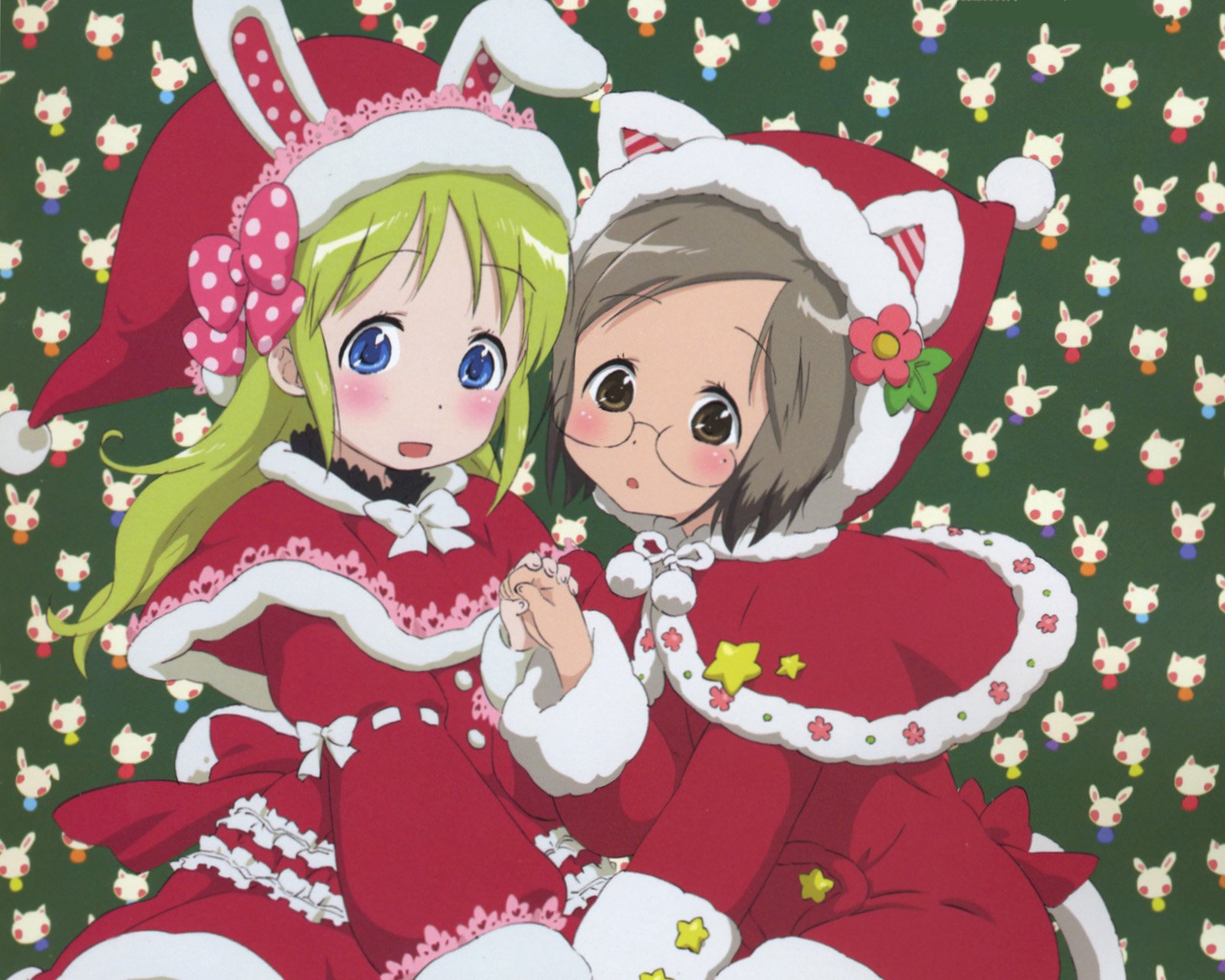 Download Anime Strawberry Marshmallow Wallpaper
