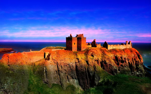 man made dunnottar castle HD Desktop Wallpaper | Background Image