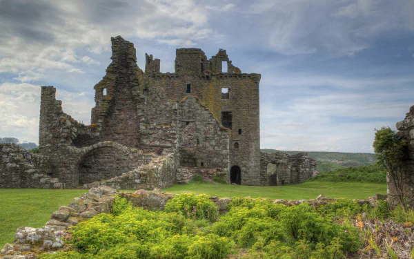 man made dunnottar castle HD Desktop Wallpaper | Background Image