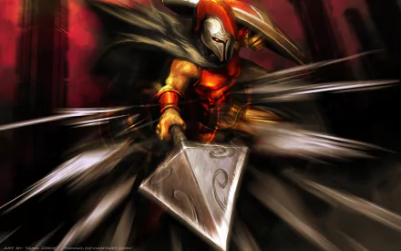 Pantheon (League Of Legends) video game League Of Legends HD Desktop Wallpaper | Background Image