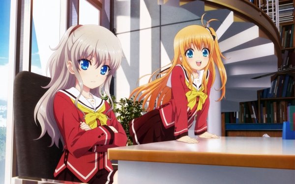 Anime Charlotte Nao Tomori Yusa Kurobane HD Wallpaper | Background Image