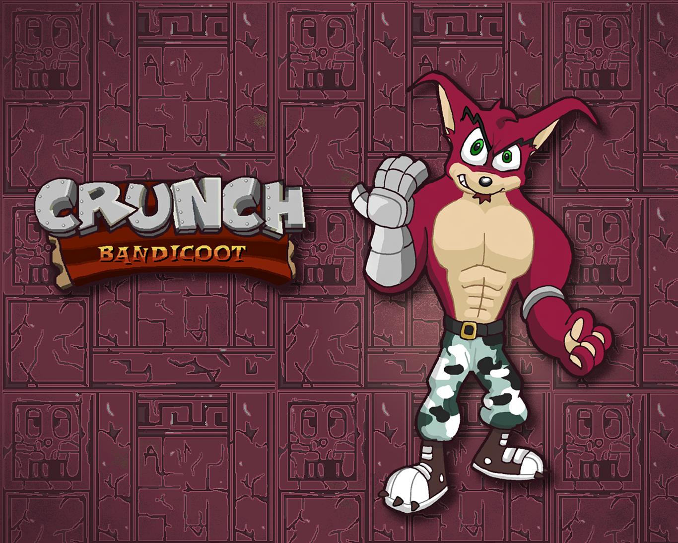 Crunch Bandicoot by E-122-Psi