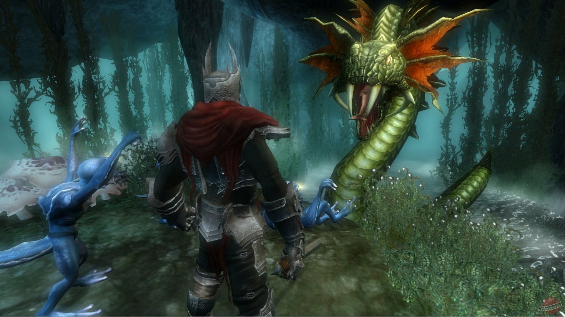 Download Water Serpent Overlord (Video Game) Video Game Overlord II HD Wallpaper