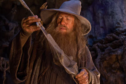 Ian McKellen Gandalf movie The Hobbit: An Unexpected Journey HD Desktop Wallpaper | Background Image