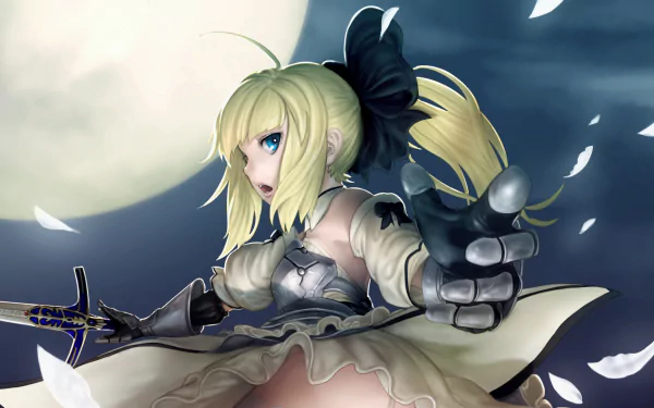 Saber Lily Anime Fate/Stay Night HD Desktop Wallpaper | Background Image