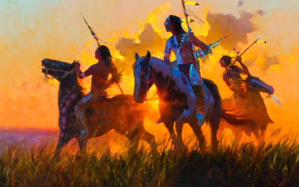 artistic native american HD Desktop Wallpaper | Background Image