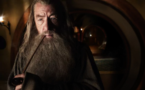 Ian McKellen Gandalf movie The Hobbit: An Unexpected Journey HD Desktop Wallpaper | Background Image
