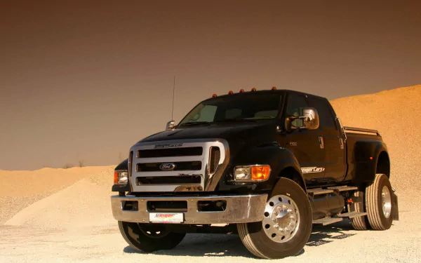 black car car vehicle ford f-650 HD Desktop Wallpaper | Background Image