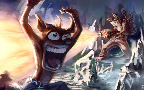 Video Game Crash Bandicoot Dingodile HD Wallpaper | Background Image