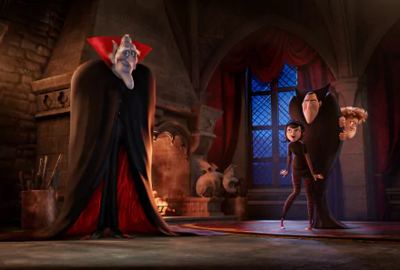 Vlad (Hotel Transylvania) Dracula (Hotel Transylvania) Jonathan (Hotel Transylvania) Mavis (Hotel Transylvania) movie Hotel Transylvania 2 HD Desktop Wallpaper | Background Image
