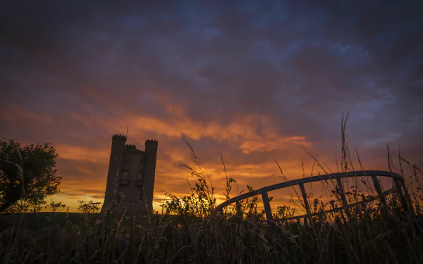 man made Broadway Tower Worcestershire HD Desktop Wallpaper | Background Image