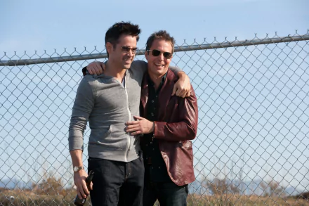 Marty (Seven Psychopaths) Colin Farrell Billy (Seven Psychopaths) Sam Rockwell movie Seven Psychopaths HD Desktop Wallpaper | Background Image
