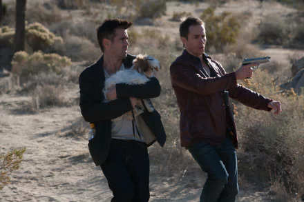 Marty (Seven Psychopaths) Colin Farrell Billy (Seven Psychopaths) Sam Rockwell movie Seven Psychopaths HD Desktop Wallpaper | Background Image