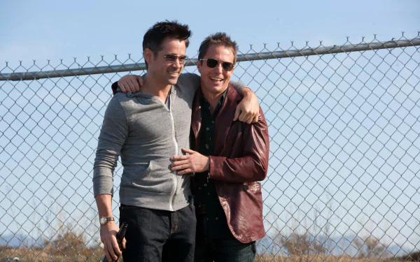 Marty (Seven Psychopaths) Colin Farrell Billy (Seven Psychopaths) Sam Rockwell movie Seven Psychopaths HD Desktop Wallpaper | Background Image