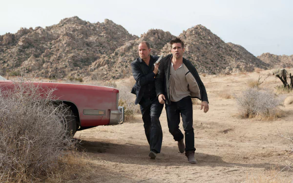 Charlie (Seven Psychopaths) Woody Harrelson Marty (Seven Psychopaths) Colin Farrell movie Seven Psychopaths HD Desktop Wallpaper | Background Image