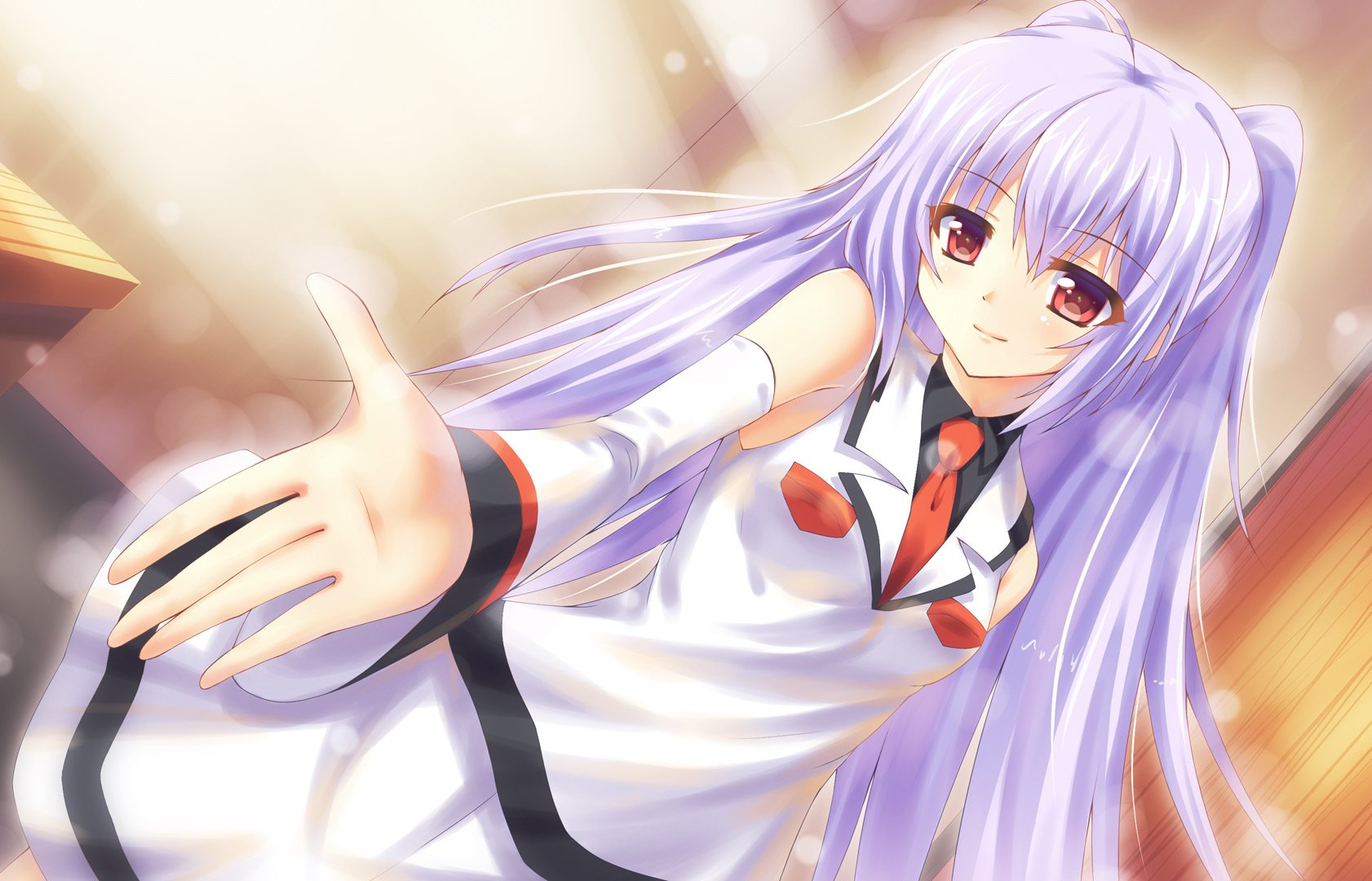 IslaxTsukasa Plastic Memories Wallpaper by BonillaDesigner on