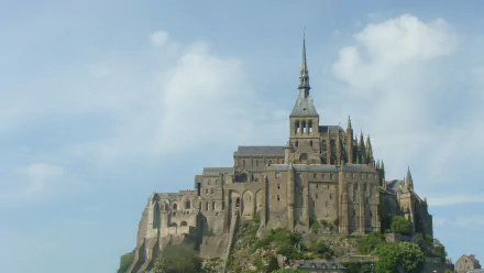 religious Mont Saint- Michel HD Desktop Wallpaper | Background Image