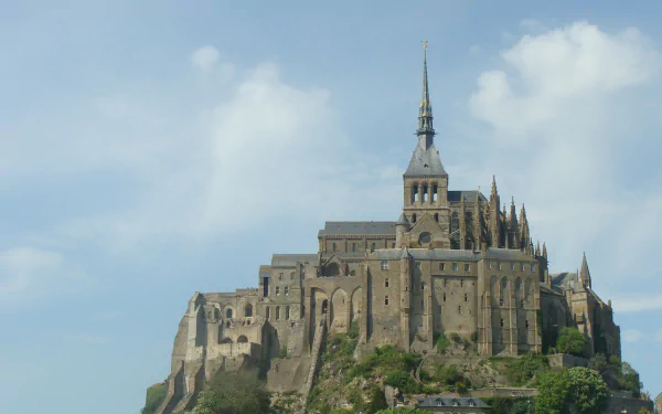 religious Mont Saint- Michel HD Desktop Wallpaper | Background Image