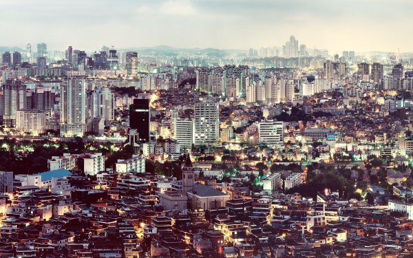 Man Made Seoul Cities South Korea HD Wallpaper | Background Image