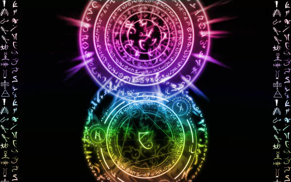 runes Abstract artistic HD Desktop Wallpaper | Background Image