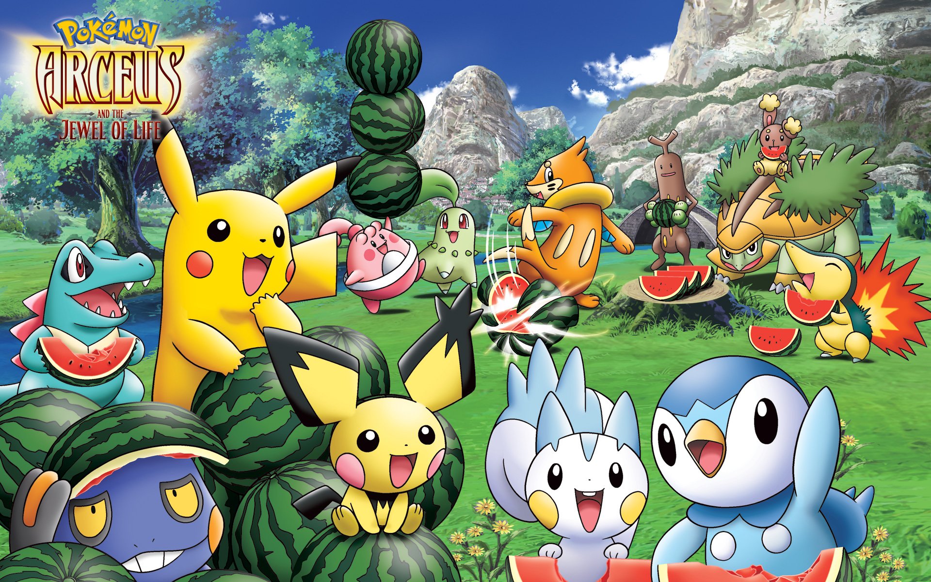 Anime Pokémon: Arceus And The Jewel Of Life HD Wallpaper | Background Image