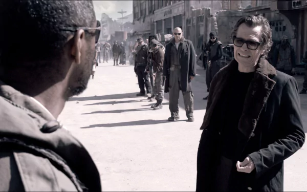 Gary Oldman Denzel Washington movie The Book Of Eli HD Desktop Wallpaper | Background Image