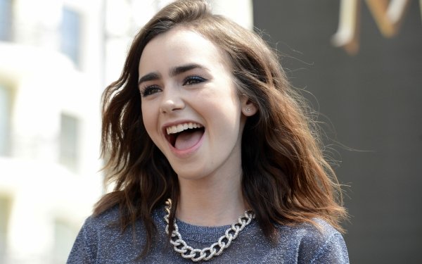 Celebrity Lily Collins English Actress Brunette HD Wallpaper | Background Image